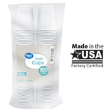 (2 pack) 3 oz Bath Plastic Cups, 100 count