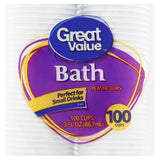 (2 pack) 3 oz Bath Plastic Cups, 100 count