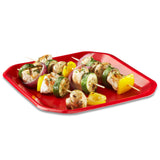 Style Large Square Foam Party Plates, 20 Count