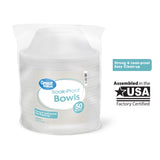 (2 pack) Soak-Proof Foam Bowls, 50 count